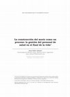 Research paper thumbnail of A construção de morrer como um processo: a gestão dos profissionais da saúde no final da vida