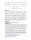 Research paper thumbnail of Unethical and Criminal – Predicting “Dark Side” Phenomena in the AEC Industry