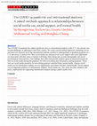 Research paper thumbnail of COVID-19 pandemic and international students: A mixed-methods approach to social media, social support & mental health