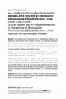 Research paper thumbnail of Los estudios occitanos y las Humanidades Digitales, en el sitio web de l’Associacion Internacionala d’Estudis Occitans: breve estado de la cuestión/ Occitan studies and the Digital Humanities on the website of l’Associacion Internacionala d’Estudis Occitans: A brief report on the current state of...