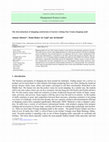 Research paper thumbnail of The determination of shopping satisfaction of tourists visiting One Utama shopping mall