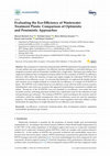 Research paper thumbnail of Evaluating the Eco-Efficiency of Wastewater Treatment Plants: Comparison of Optimistic and Pessimistic Approaches