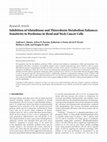 Research paper thumbnail of Inhibition of Glutathione and Thioredoxin Metabolism Enhances Sensitivity to Perifosine in Head and Neck Cancer Cells