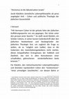 Research paper thumbnail of "Zionismus ist die Säkularisation Israels" Jacob Klatzkins zionistische Lebensphilosophie als gross angelegter Anti -Cohen und politische Theologie der jüdischen Souveränität