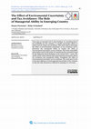 Research paper thumbnail of The Effect of Enviromental Uncertainty and Tax Avoidance: The Role of Managerial Ability in Emerging Country