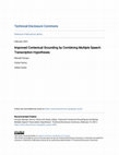 Research paper thumbnail of Improved Contextual Grounding by Combining Multiple Speech Transcription Hypotheses