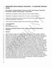 Research paper thumbnail of Multimodal stance-taking – A systematic literature review