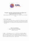 Research paper thumbnail of Première approche morphométrique de l’histoire de l’agrobiodiversité du Cerisier