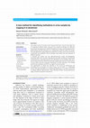 Research paper thumbnail of A new method for identifying methadone in urine samples by trapping it in dendrimer