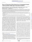 Research paper thumbnail of The 2.5 Å Structure of the Enterococcus Conjugation Protein TraM resembles VirB8 Type IV Secretion Proteins