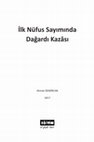 Research paper thumbnail of İlk Nüfus Sayımında Dağardı Kazası