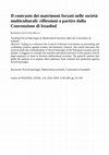 Research paper thumbnail of Il contrasto dei matrimoni forzati nelle societ&#224; multiculturali : riflessioni a partire dalla Convenzione di Istanbul