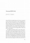 Research paper thumbnail of Vita nova XXVII [18]