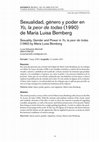 Research paper thumbnail of Sexualidad, género y poder en Yo, la peor de todas (1990) de Maria Luisa Bemberg