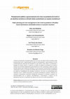 Research paper thumbnail of Public planning and crisis management in the COVID-19 pandemic in Brazilian tourist destinations: sustainable actions or economic reactions?