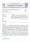 Research paper thumbnail of On the distance Laplacian energy ordering of a tree