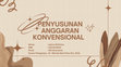 Research paper thumbnail of PPT PENYUSUNAN ANGGARAN KONVENSIONAL