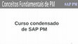 Research paper thumbnail of Curso PM SAP Basico