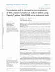 Research paper thumbnail of Formulation and in vitro and in vivo evaluation of film-coated montelukast sodium tablets using Opadry® yellow 20A82938 on an industrial scale