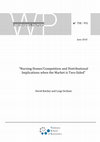 Research paper thumbnail of Nursing Homes’ Competition and Distributional Implications When the Market Is Two-Sided