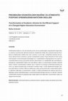 Research paper thumbnail of Transformation of Academic Libraries for the Efficient Support of a Changed Higher Education Environment