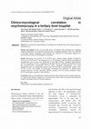 Research paper thumbnail of Clinico-mycological correlation in onychomycosis in a tertiary level hospital