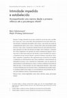 Research paper thumbnail of Intimidade impedida e estabelecida: acompanhando uma menina desde a primeira infância até a psicoterapia infantil