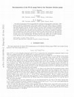 Research paper thumbnail of Decomposition of the SU(2) gauge field in the maximal Abelian gauge