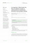 Research paper thumbnail of Corrigendum: What breaks the flow of reading? A study on characteristics of attentional disruption during digital reading