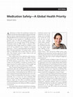 Research paper thumbnail of Medication Safety—A Global Health Priority