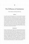 Research paper thumbnail of The Diffusion of Institutions