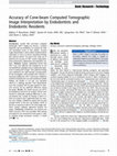 Research paper thumbnail of Accuracy of Cone-beam Computed Tomographic Image Interpretation by Endodontists and Endodontic Residents