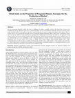 Research paper thumbnail of Detail study on the properties of Pongamia pinnata (Karanja) for the production of biofuel