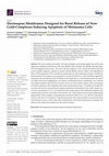 Research paper thumbnail of Electrospun Membranes Designed for Burst Release of New Gold-Complexes Inducing Apoptosis of Melanoma Cells