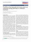 Research paper thumbnail of The BRI-on-chip disposable test device opens up substantial savings potentials in urolithiasis treatment