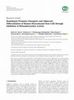 Research paper thumbnail of Romidepsin Promotes Osteogenic and Adipocytic Differentiation of Human Mesenchymal Stem Cells through Inhibition of Histondeacetylase Activity