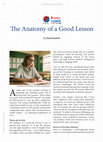 Research paper thumbnail of The Anatomy of a Good Lesson