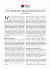 Research paper thumbnail of The Anatomy of a Good Lesson II