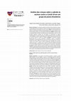 Research paper thumbnail of Analysis of beliefs about vaccine adhering against Covid-19 in a group of young Brazilians