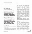 Research paper thumbnail of Las escrituras mapuche sobre la autodeterminación y la nación: buscando los antecedentes de un debate en las letras del movimiento (1990-2010)