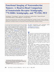 Research paper thumbnail of Functional Imaging of Neuroendocrine Tumors: A Head-to-Head Comparison of Somatostatin Receptor Scintigraphy, <sup>123</sup>I-MIBG Scintigraphy, and <sup>18</sup>F-FDG PET