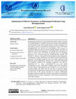 Research paper thumbnail of Optimization of Effective Parameters on Biohydrogen Production Using Bioaugmentation