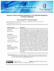 Research paper thumbnail of Kinematic Analysis and Motion Simulation of a 2D Cable Robot Designed for Greenhouse Applications