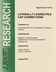 Research paper thumbnail of Laterally loaded pile cap connections