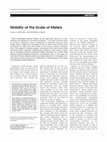 Research paper thumbnail of Mobility at the scale of meters