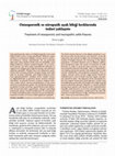 Research paper thumbnail of Osteoporotik ve nöropatik ayak bileği kırıklarında tedavi yaklaşımı