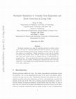 Research paper thumbnail of Stochastic Simulation to Visualize Gene Expression and Error Correction in Living Cells