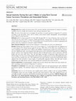 Research paper thumbnail of Sexual Inactivity During the Last 4 Weeks in Long-Term Cervical Cancer Survivors: Prevalence and Associated Factors