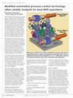 Research paper thumbnail of Modified automated pressure-control technology offers smaller footprint for land MPD operations