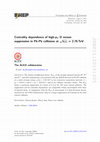 Research paper thumbnail of Centrality dependence of high-pT D meson suppression in Pb-Pb collisions at s N N = 2.76 $$ \sqrt{s_{\mathrm{N}\;\mathrm{N}}}=2.76 $$ TeV